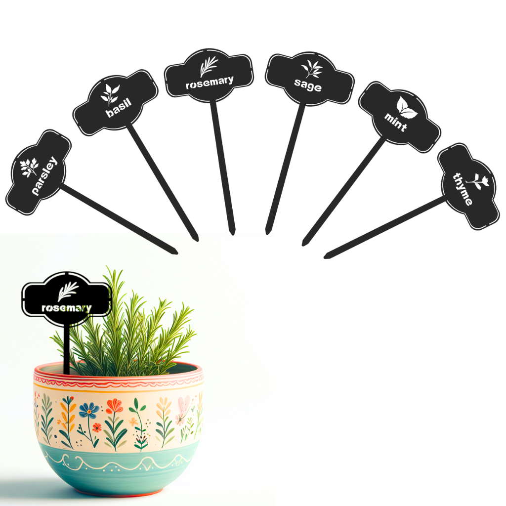 Metal Herb Garden Markers
